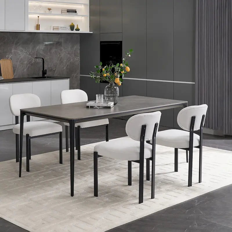 Chaises de salle à manger modernes, lot de 2