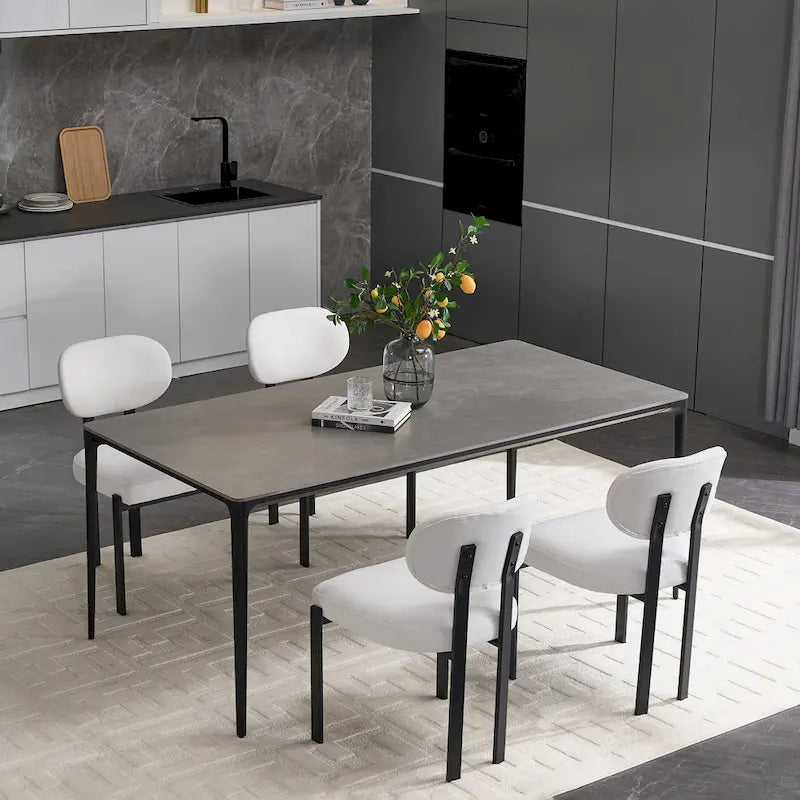 Chaises de salle à manger modernes, lot de 2