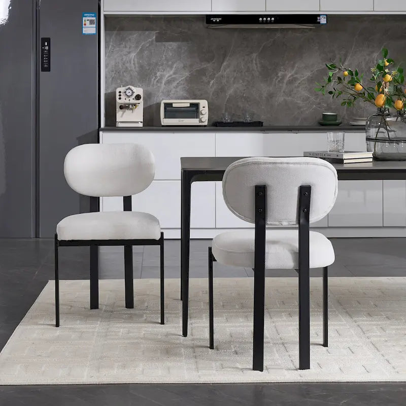 Chaises de salle à manger modernes, lot de 2