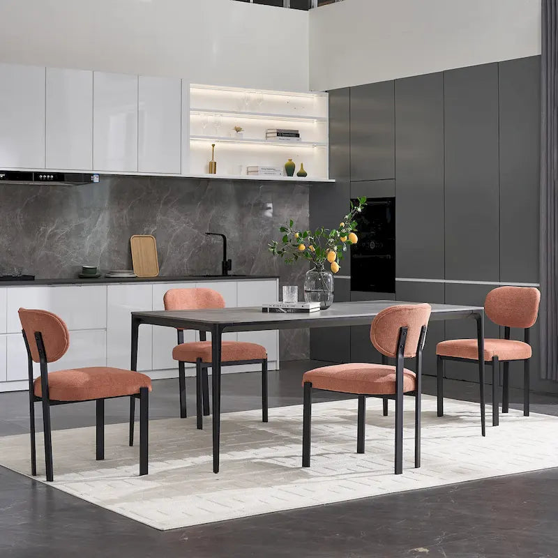 Chaises de salle à manger modernes, lot de 2