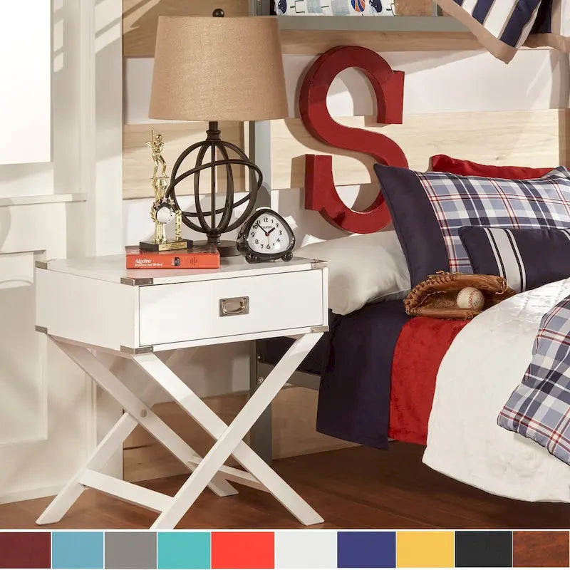 Table d'appoint de campagne X Base Wood