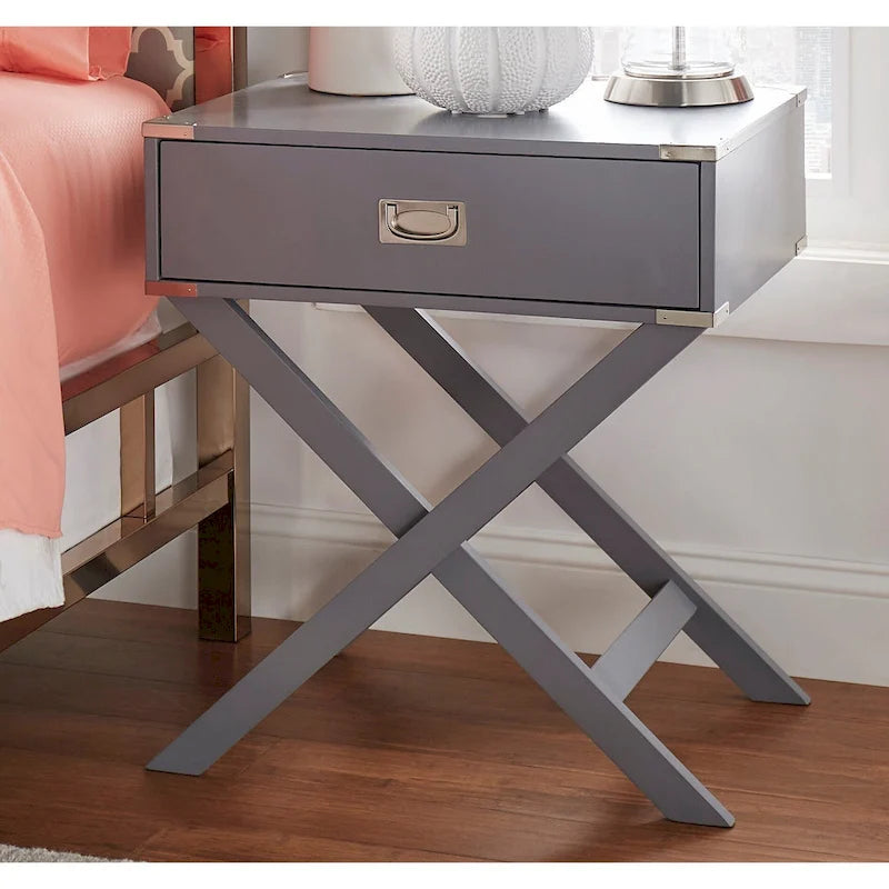 Table d'appoint de campagne X Base Wood