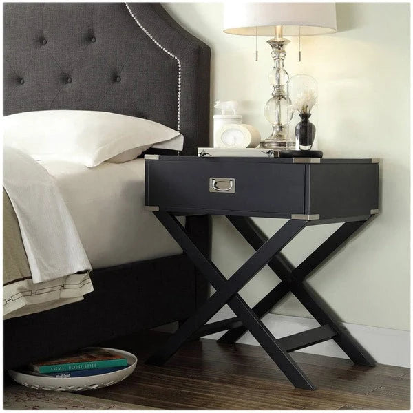 Table d'appoint de campagne X Base Wood