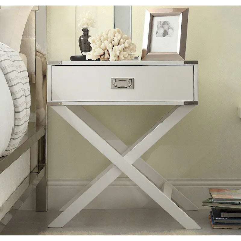 Table d'appoint de campagne X Base Wood