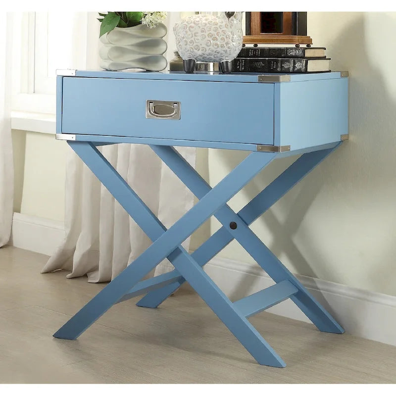 Table d'appoint de campagne X Base Wood