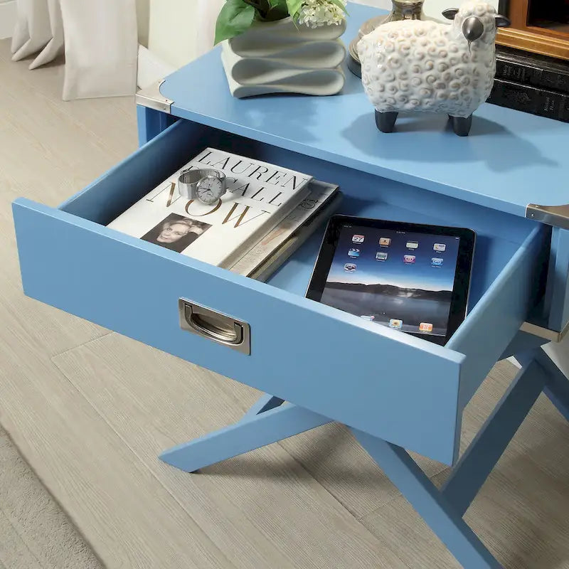 Table d'appoint de campagne X Base Wood