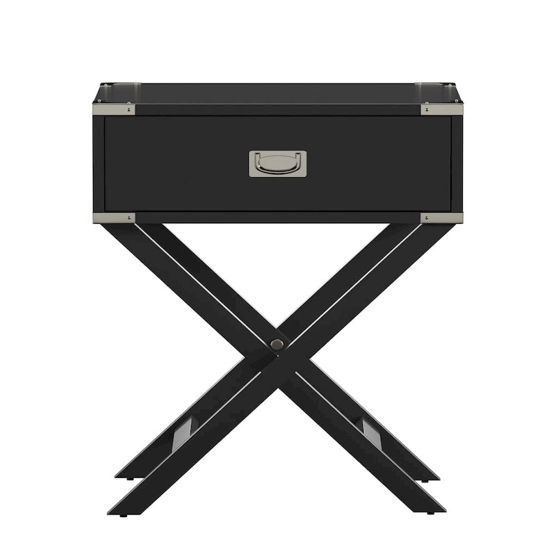 Table d'appoint de campagne X Base Wood