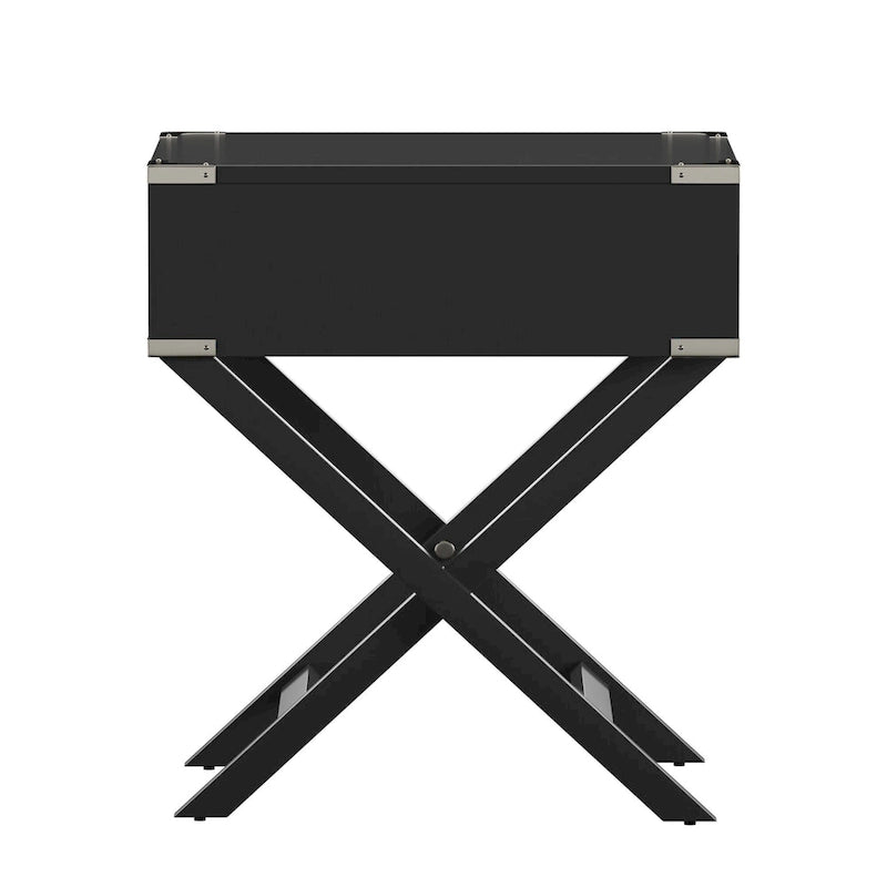 Table d'appoint de campagne X Base Wood