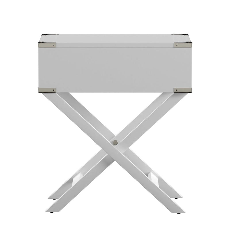 Table d'appoint de campagne X Base Wood