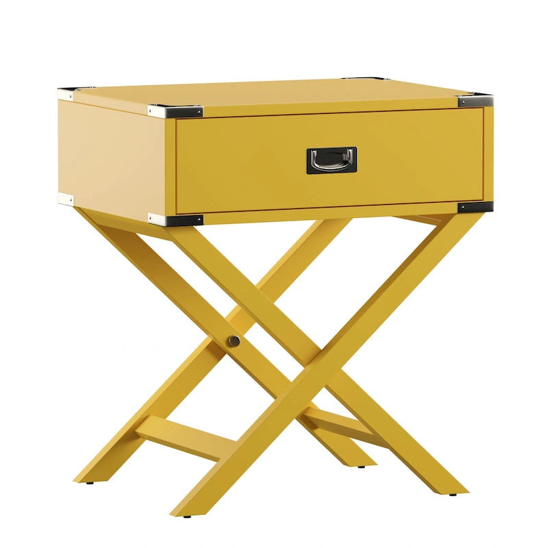 Table d'appoint de campagne X Base Wood
