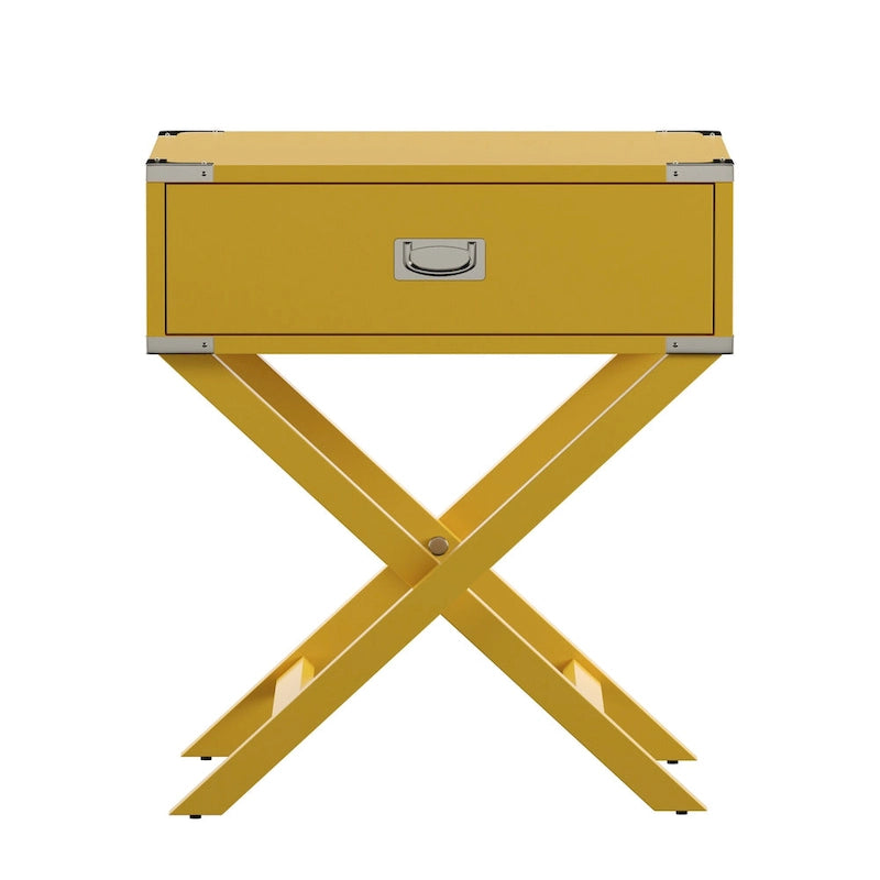 Table d'appoint de campagne X Base Wood