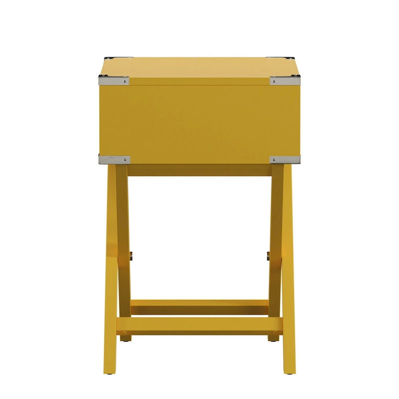 Table d'appoint de campagne X Base Wood