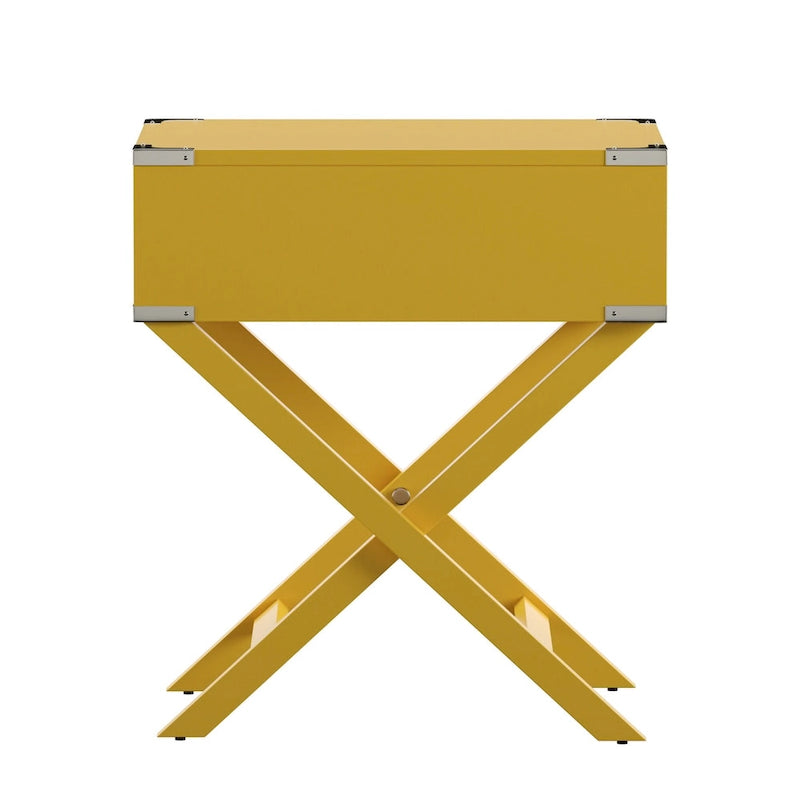 Table d'appoint de campagne X Base Wood
