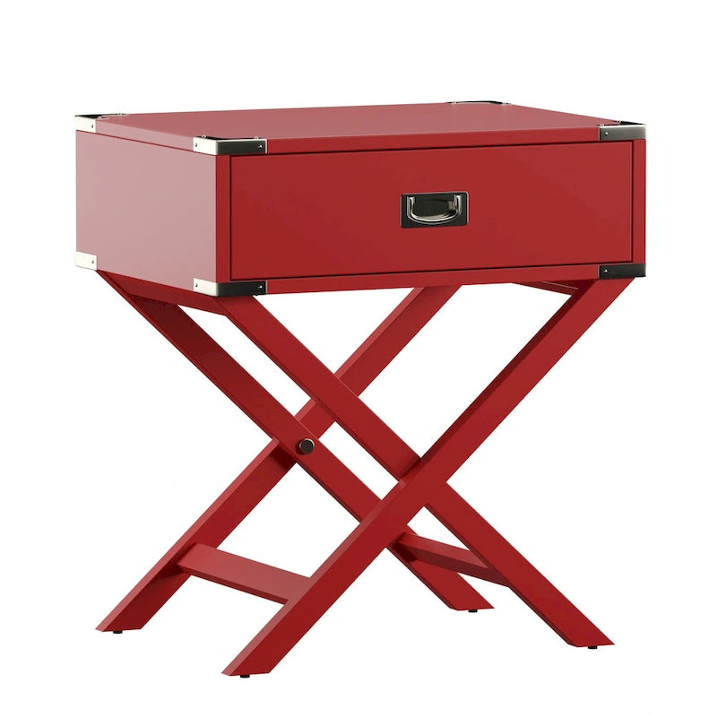 Table d'appoint de campagne X Base Wood