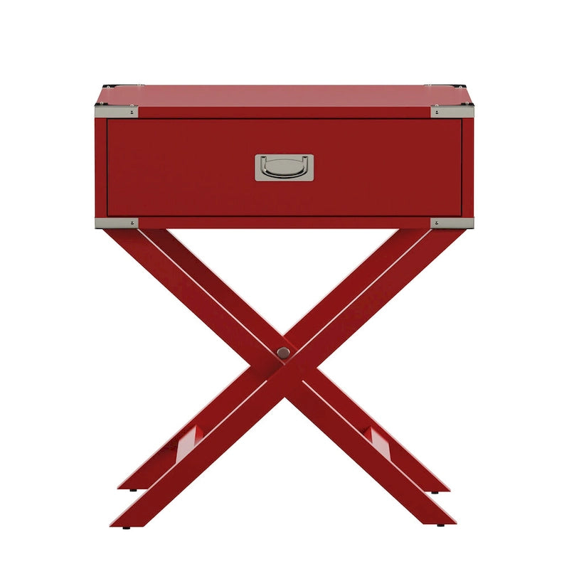 Table d'appoint de campagne X Base Wood