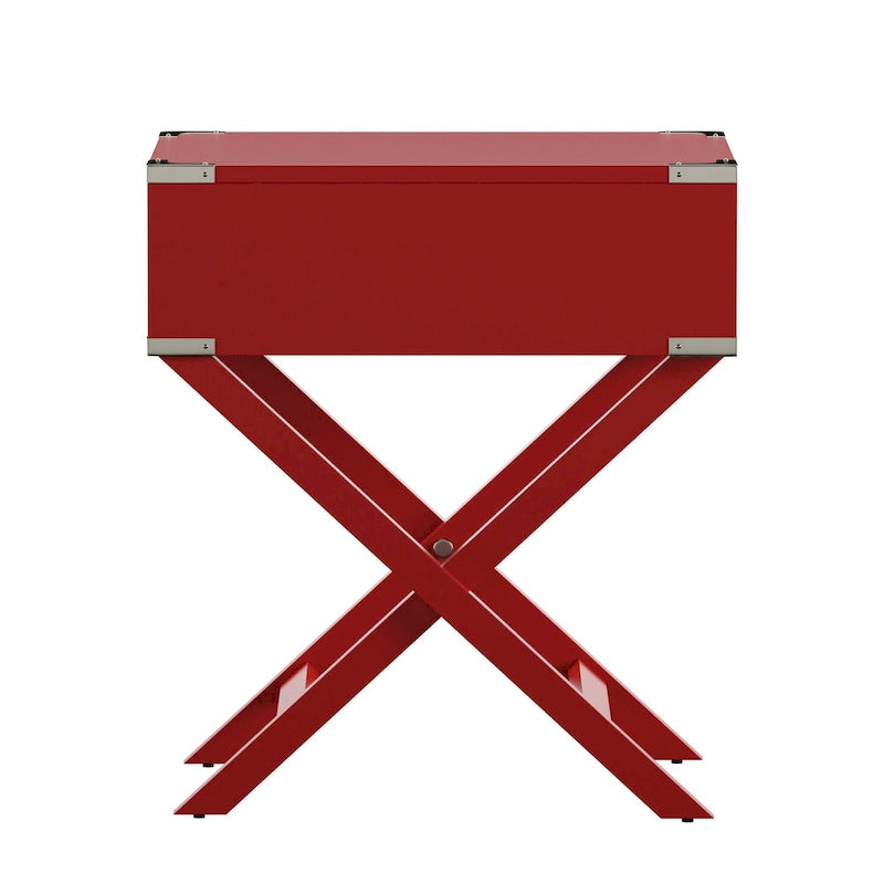 Table d'appoint de campagne X Base Wood