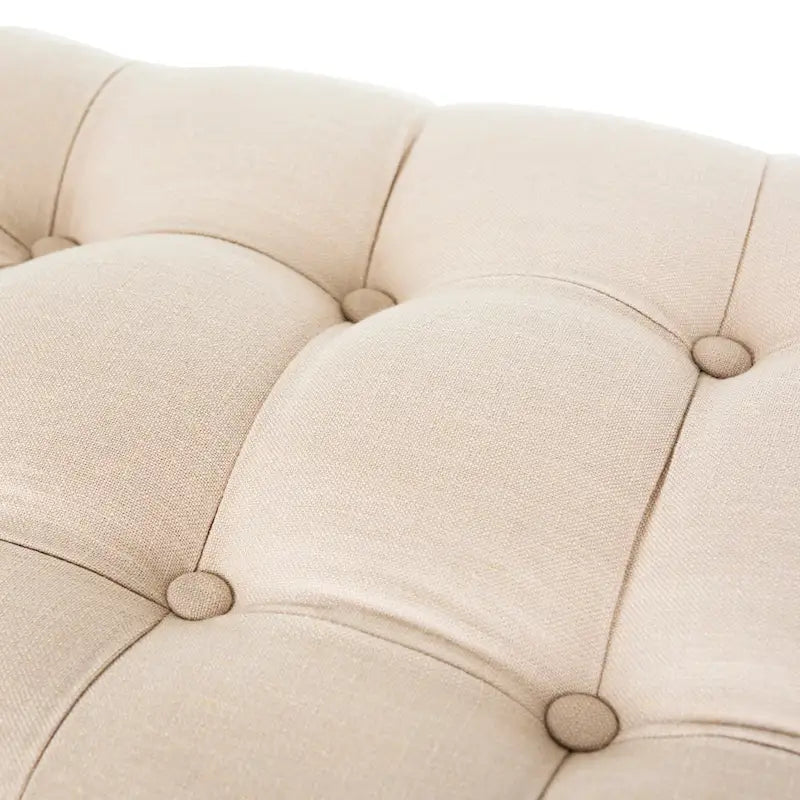 Banc rustique semi-circulaire - 50 L x 19,3 P x 19,3 H - 50Lx19Px19H