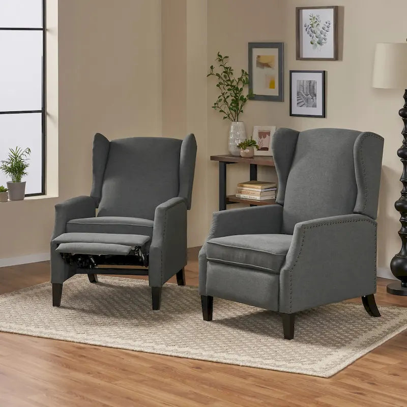 Fauteuils inclinables contemporains (Lot de 2)