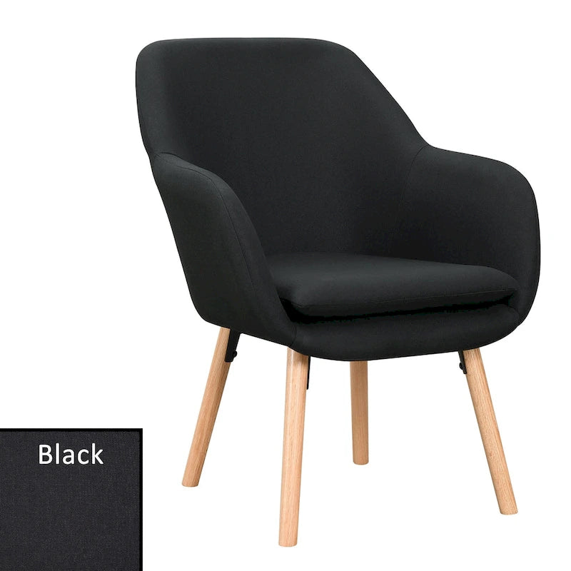 Fauteuil d'appoint capitonné à oreilles