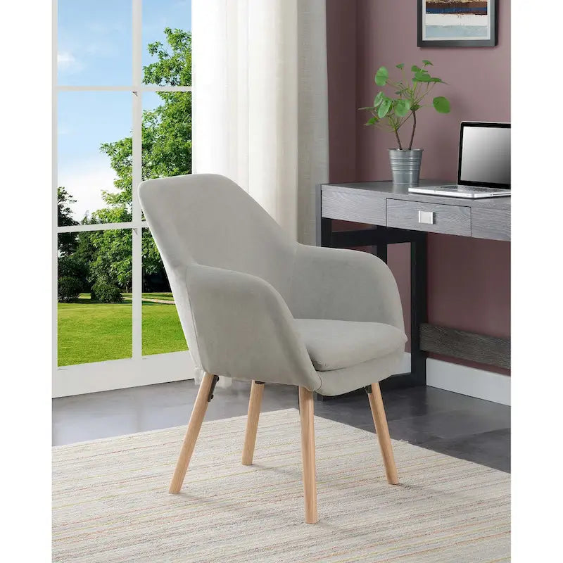Fauteuil d'appoint capitonné à oreilles