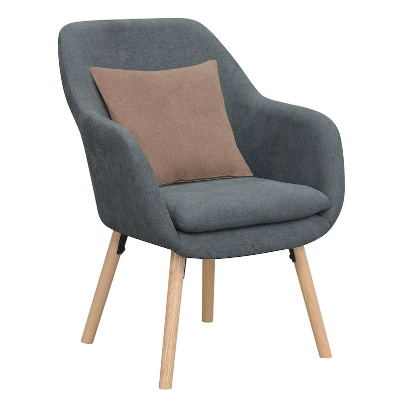 Fauteuil d'appoint capitonné à oreilles