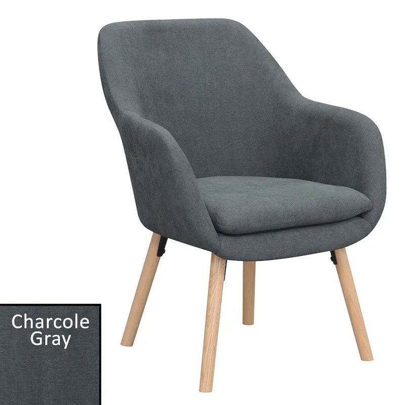 Fauteuil d'appoint capitonné à oreilles