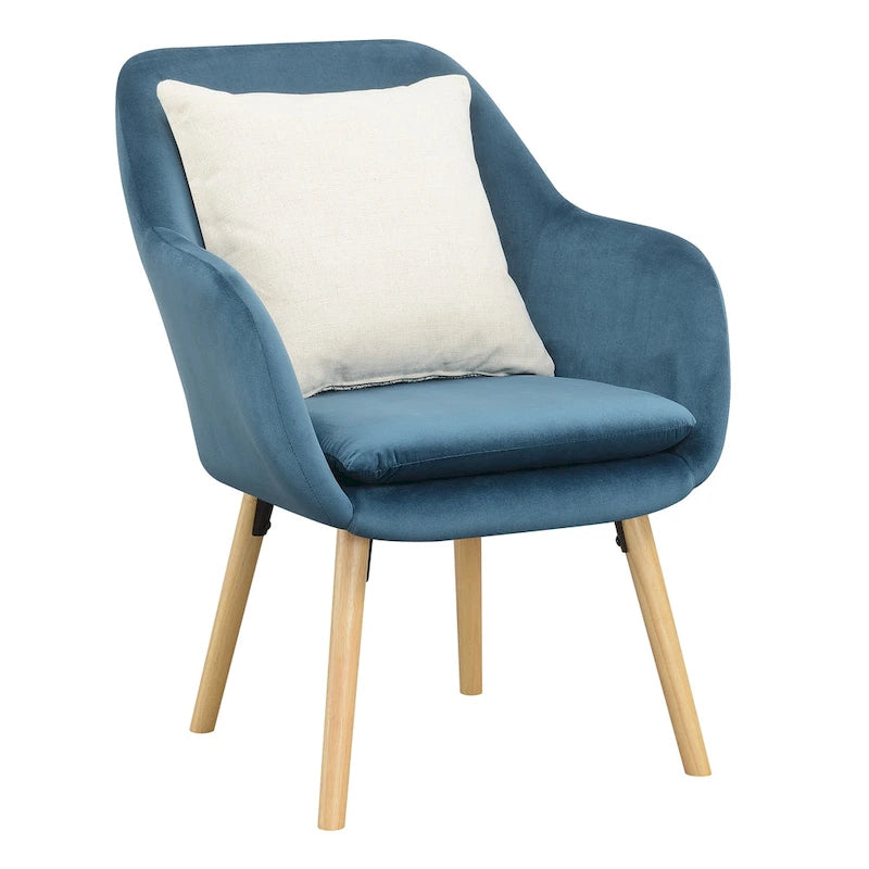 Fauteuil d'appoint capitonné à oreilles