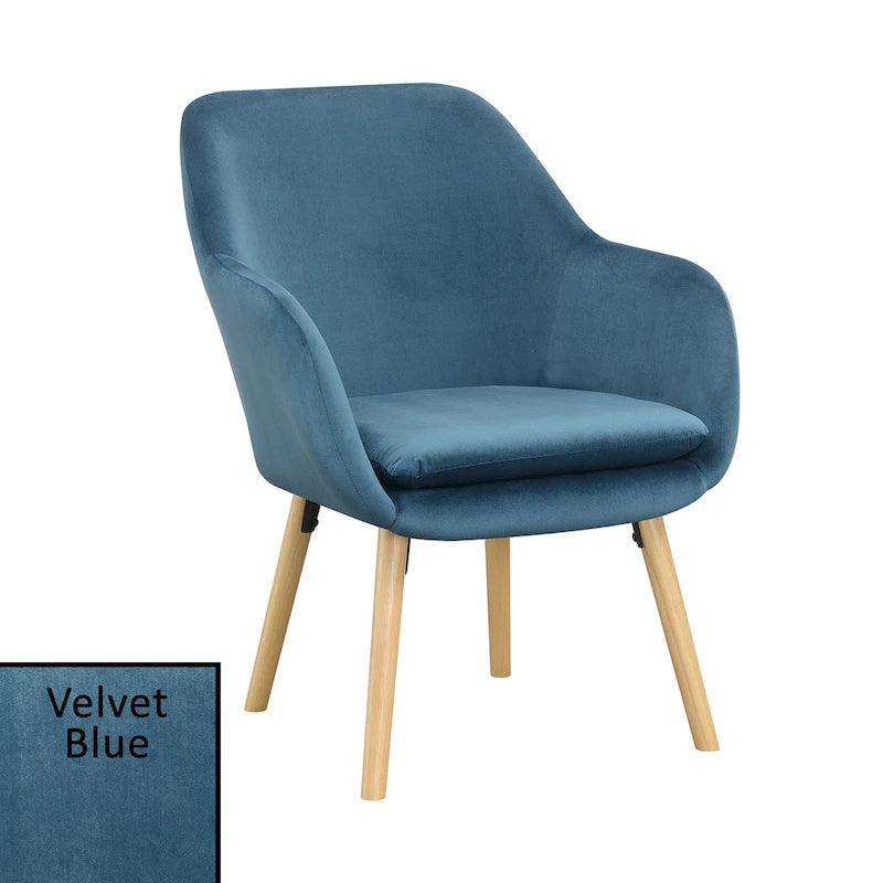 Fauteuil d'appoint capitonné à oreilles