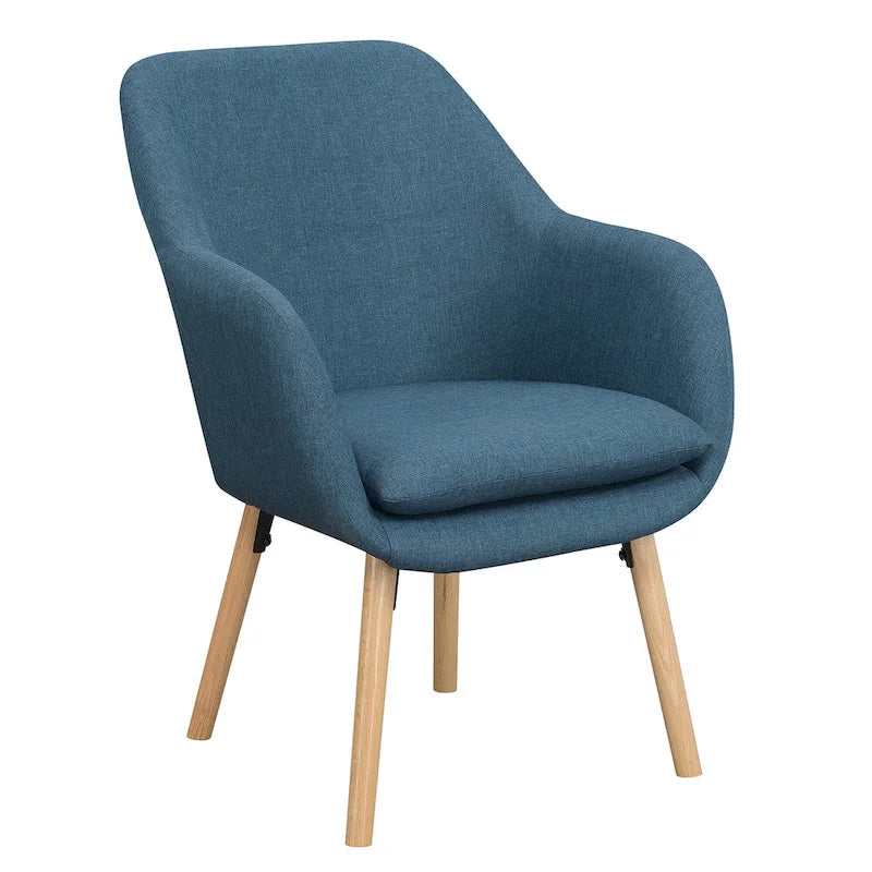 Fauteuil d'appoint capitonné à oreilles