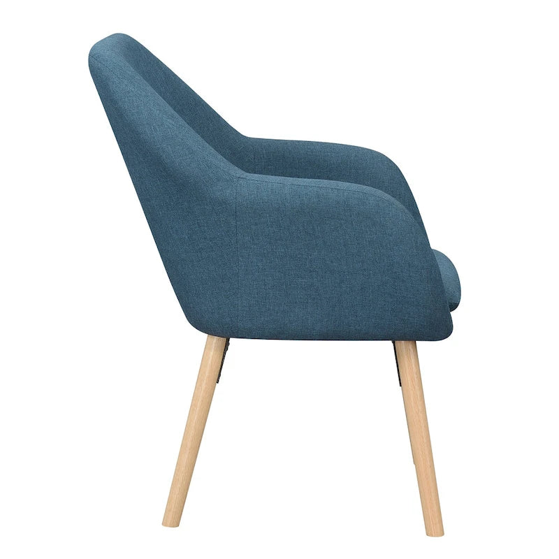 Fauteuil d'appoint capitonné à oreilles