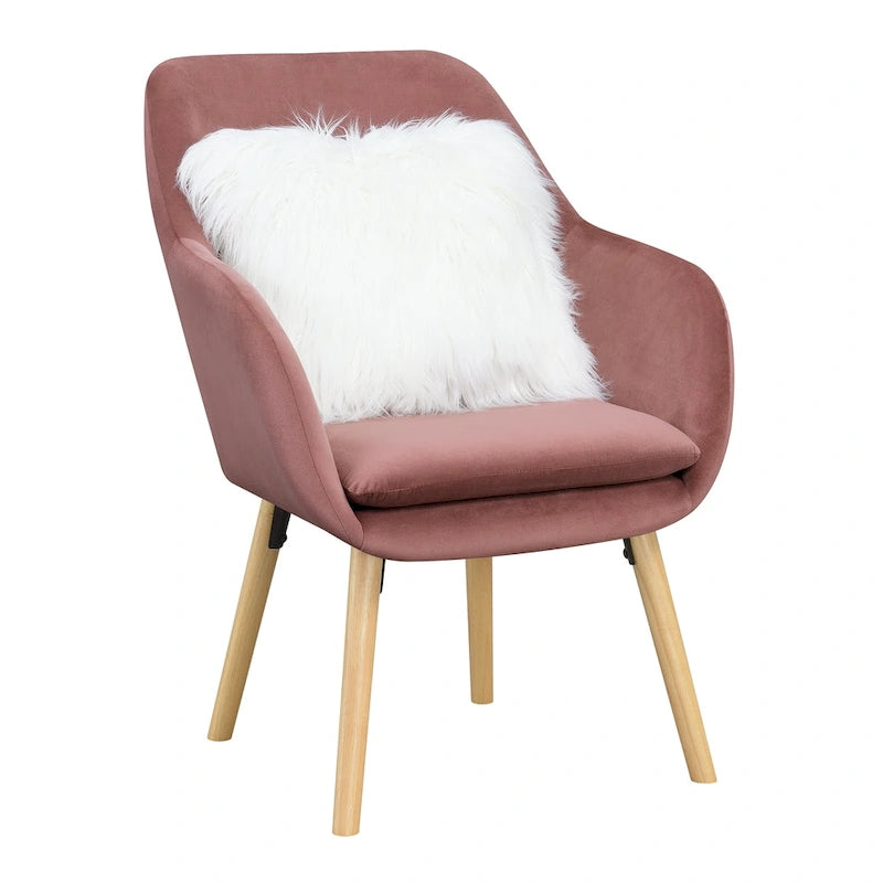 Fauteuil d'appoint capitonné à oreilles