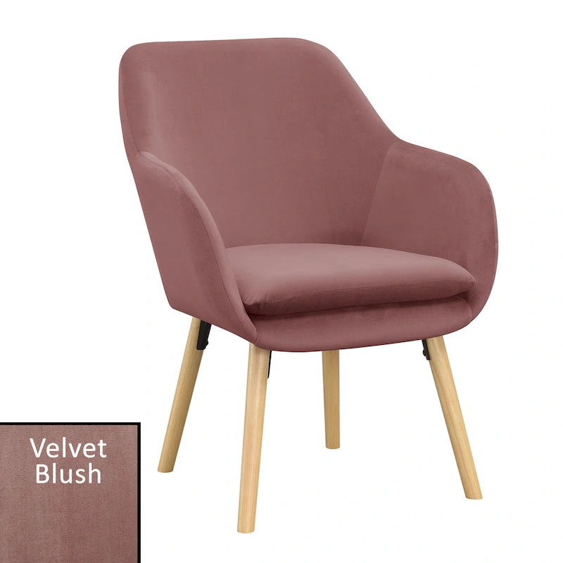 Fauteuil d'appoint capitonné à oreilles