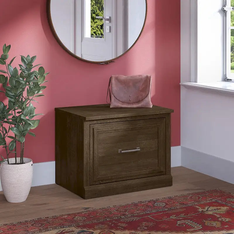 Petit banc à chaussures 24W avec tiroir