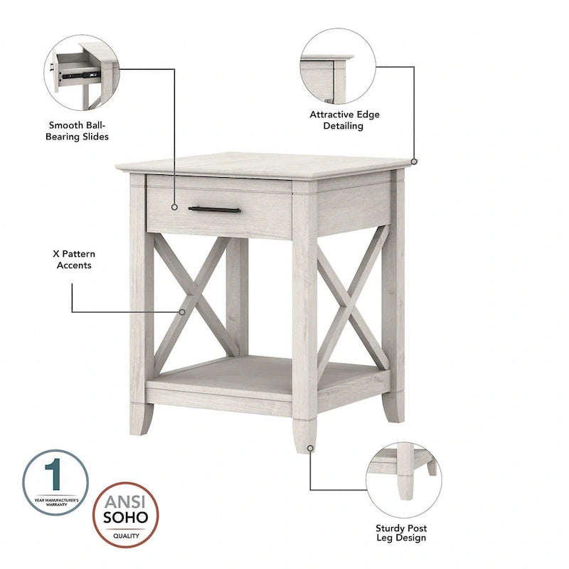 Table basse avec ensemble de 2 tables d'appoint