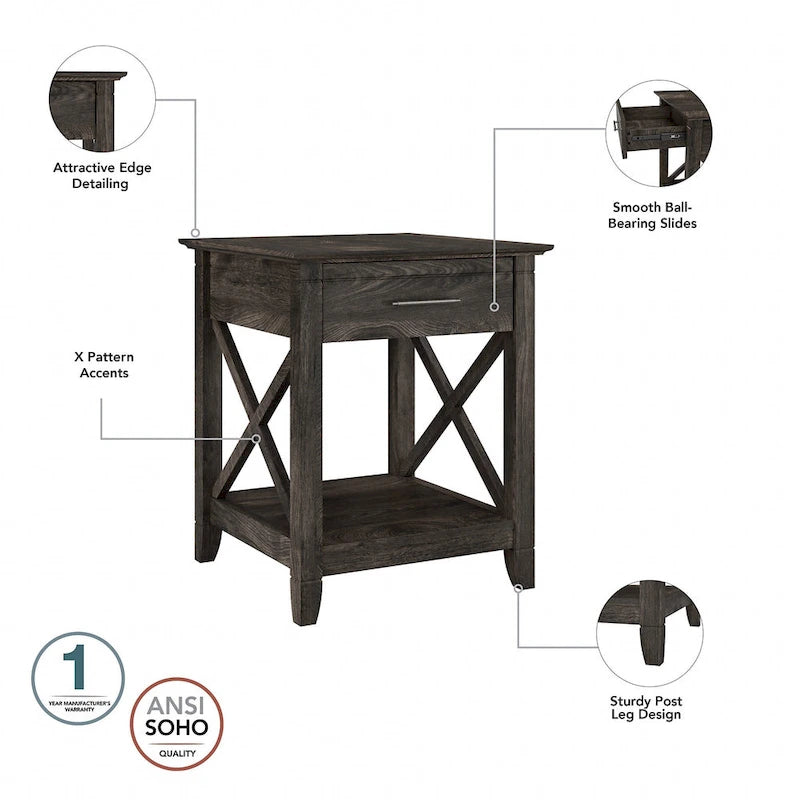Table basse avec ensemble de 2 tables d'appoint