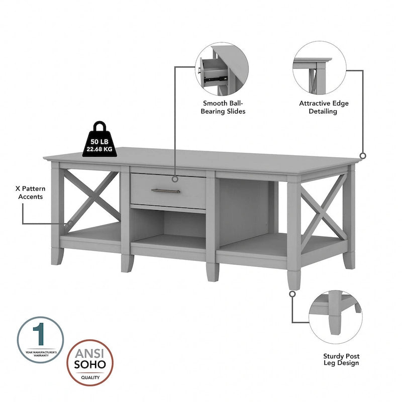 Table basse avec ensemble de 2 tables d'appoint