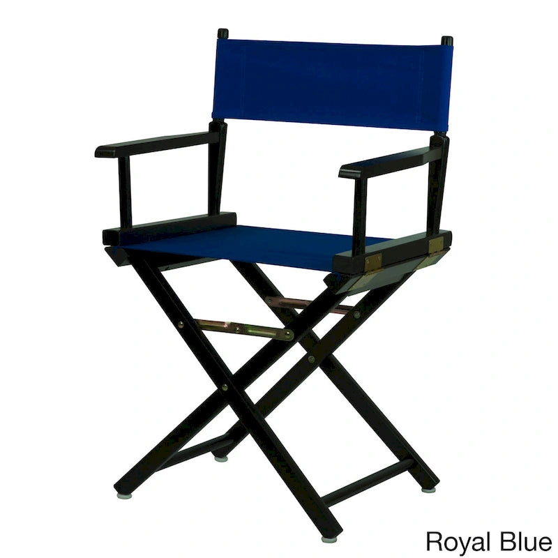Chaise de réalisateur 18 pouces à cadre noir