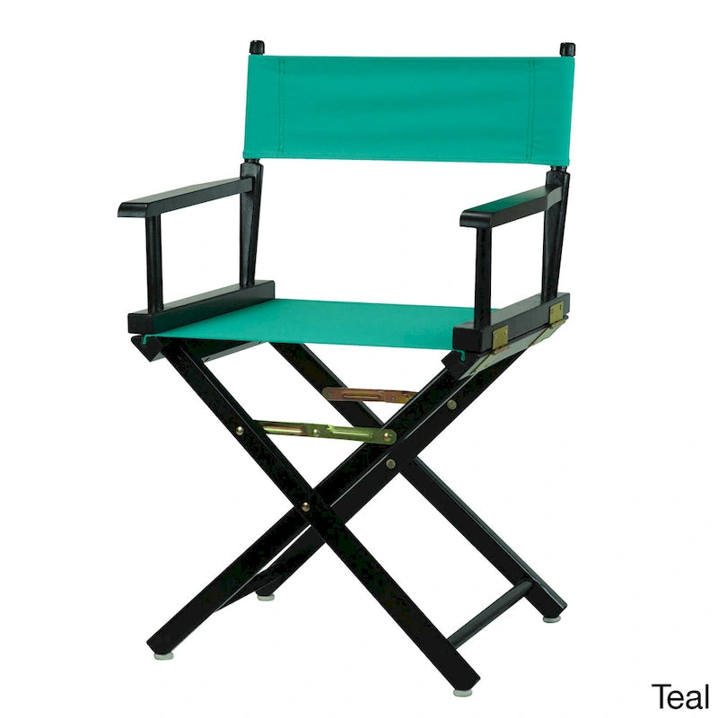 Chaise de réalisateur 18 pouces à cadre noir