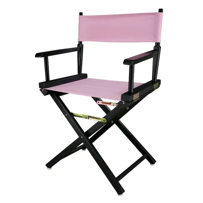 Chaise de réalisateur 18 pouces à cadre noir