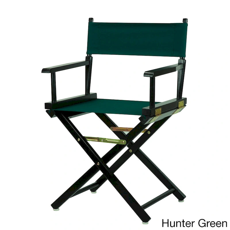 Chaise de réalisateur 18 pouces à cadre noir