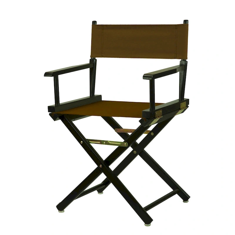Chaise de réalisateur 18 pouces à cadre noir