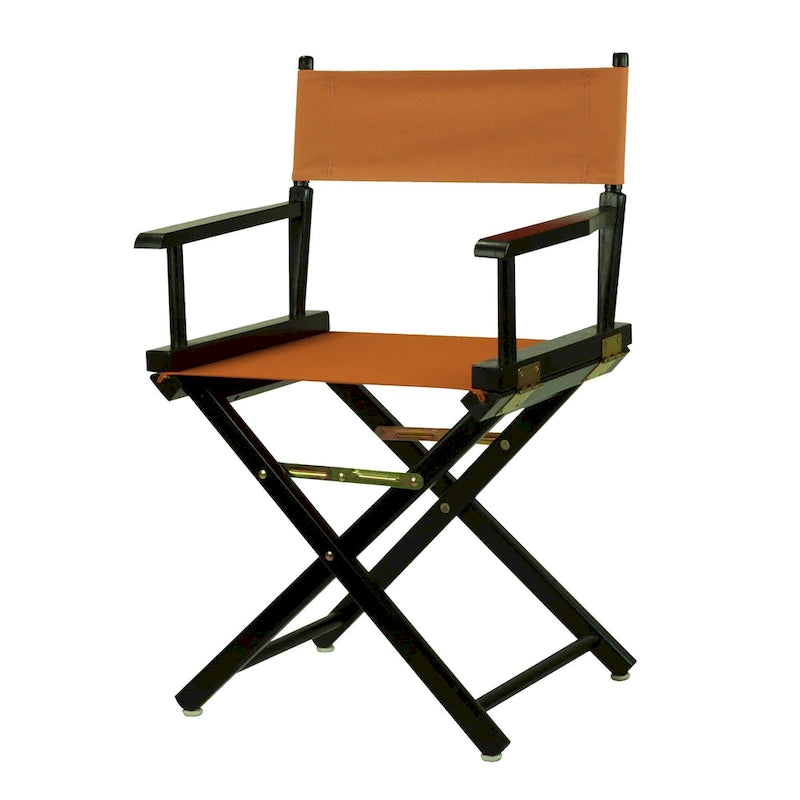 Chaise de réalisateur 18 pouces à cadre noir