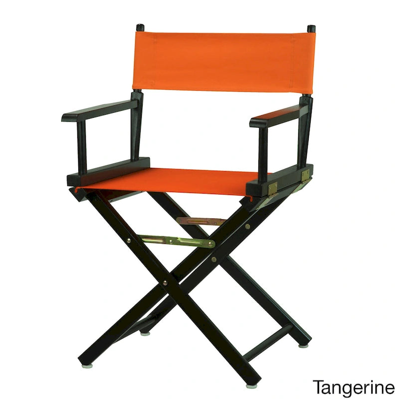 Chaise de réalisateur 18 pouces à cadre noir