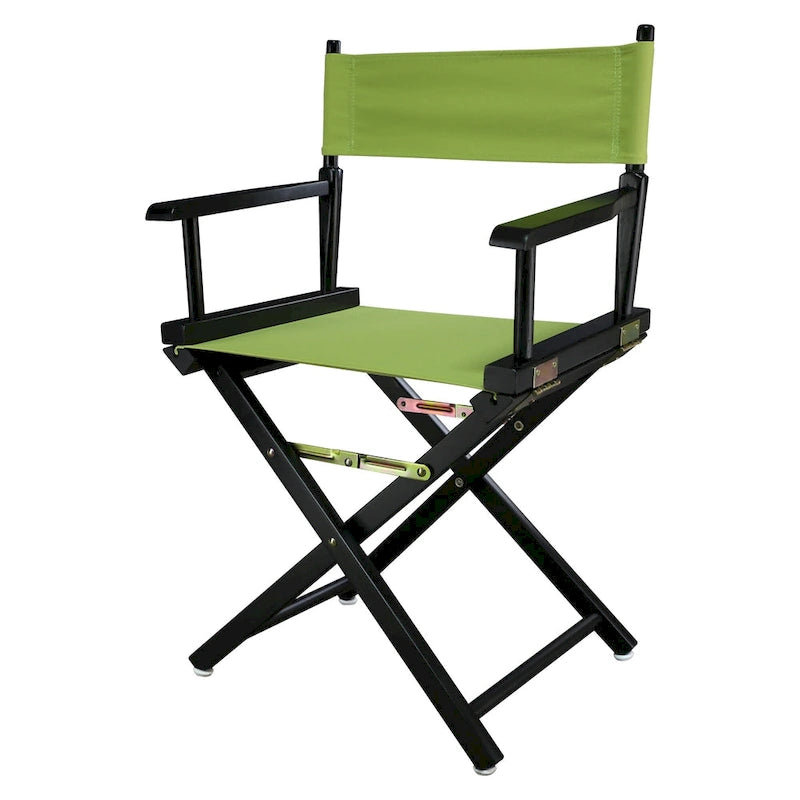 Chaise de réalisateur 18 pouces à cadre noir