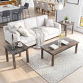 Boisee Transitional Natural Tone 48-inch Wood 3-Piece Coffee Table and Side Tables Set by 