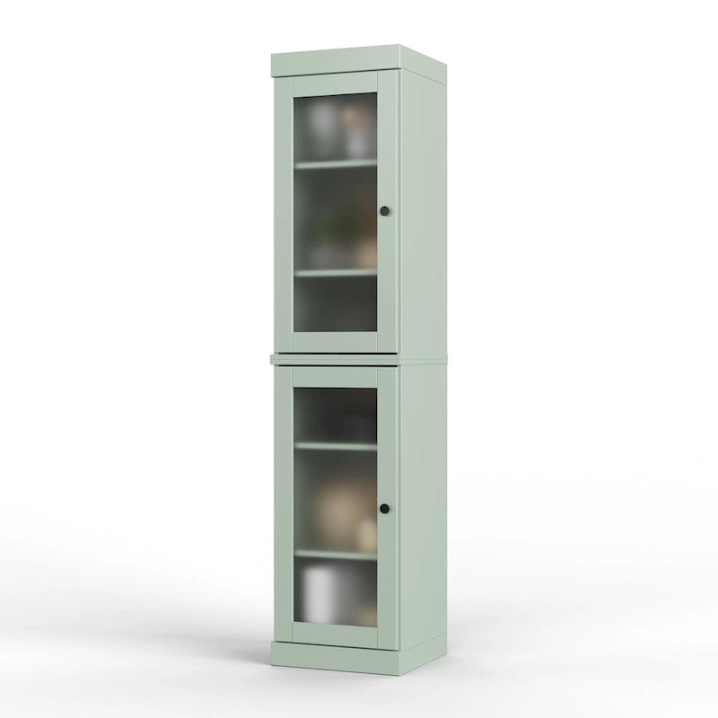 Armoire de cuisine à portes 100 % bois massif 16,5 po de
