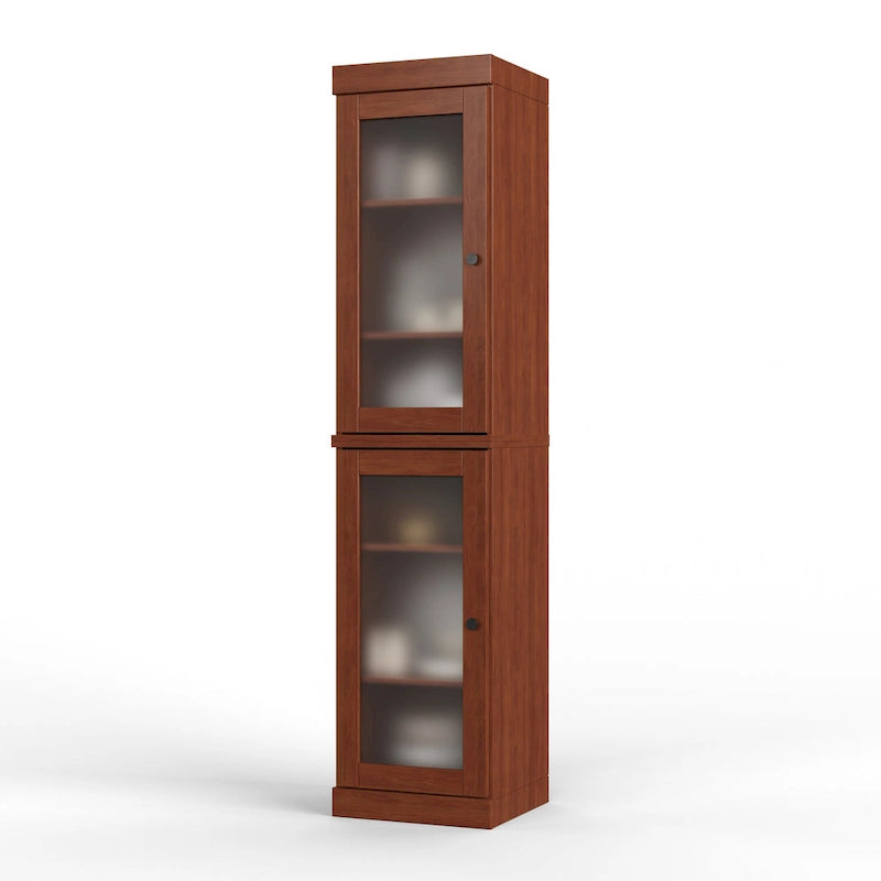 Armoire de cuisine à portes 100 % bois massif 16,5 po de