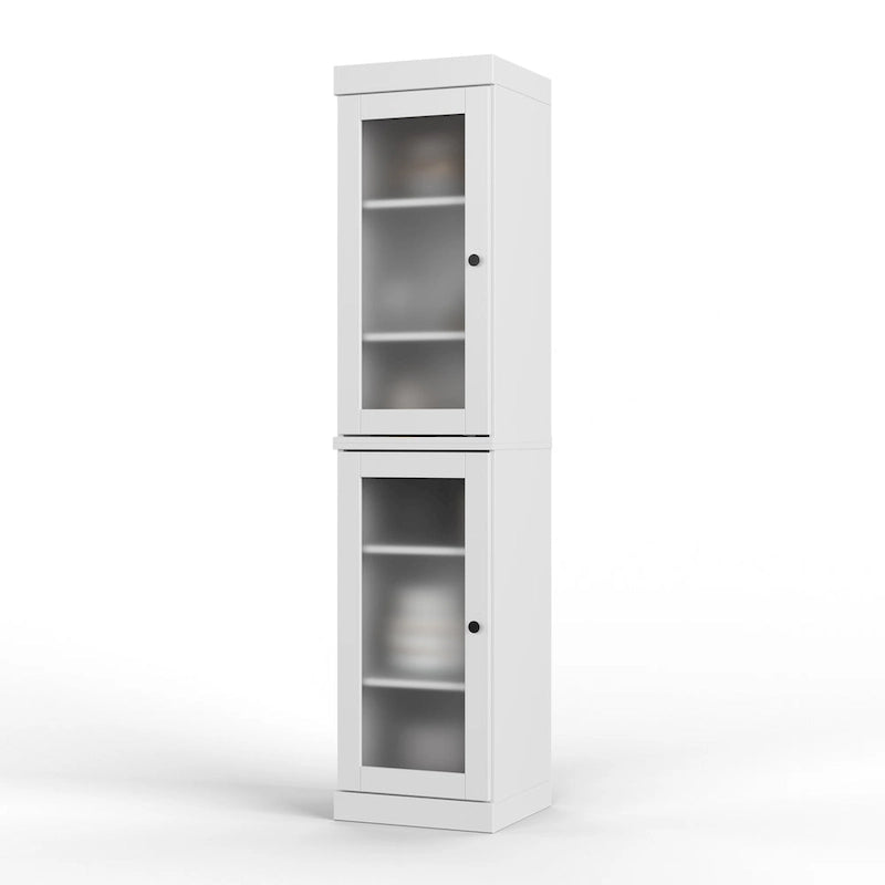 Armoire de cuisine à portes 100 % bois massif 16,5 po de