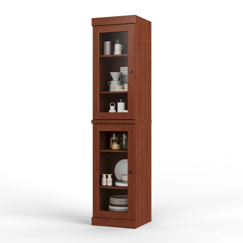 Armoire de cuisine à portes 100 % bois massif 16,5 po de
