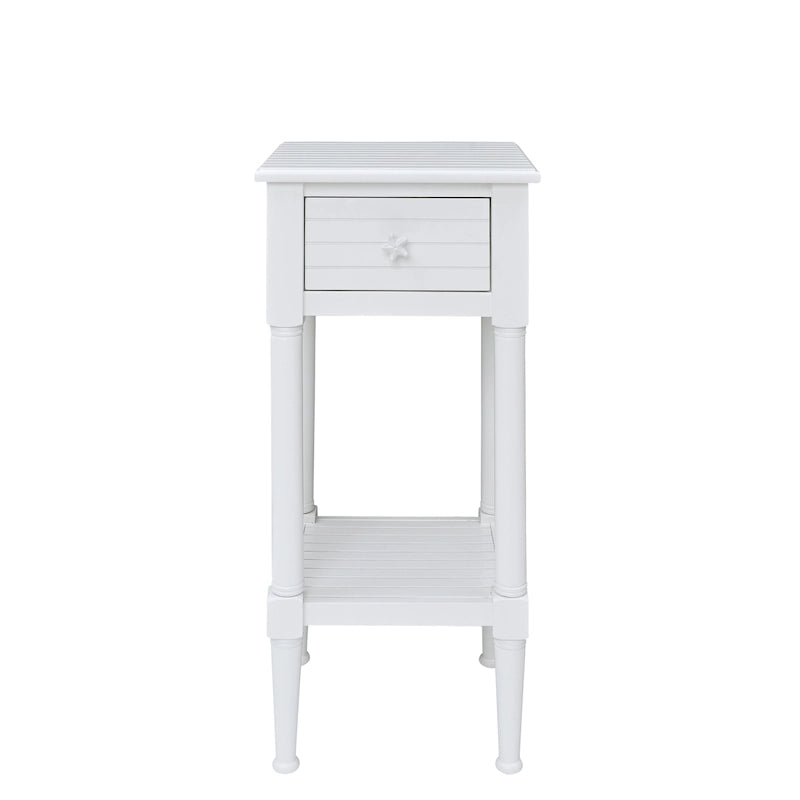 Table d'appoint latérale style côtier